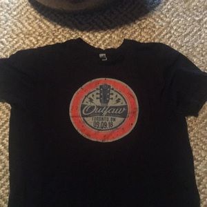Willie Nelson Outlaw tour toronto t shirt